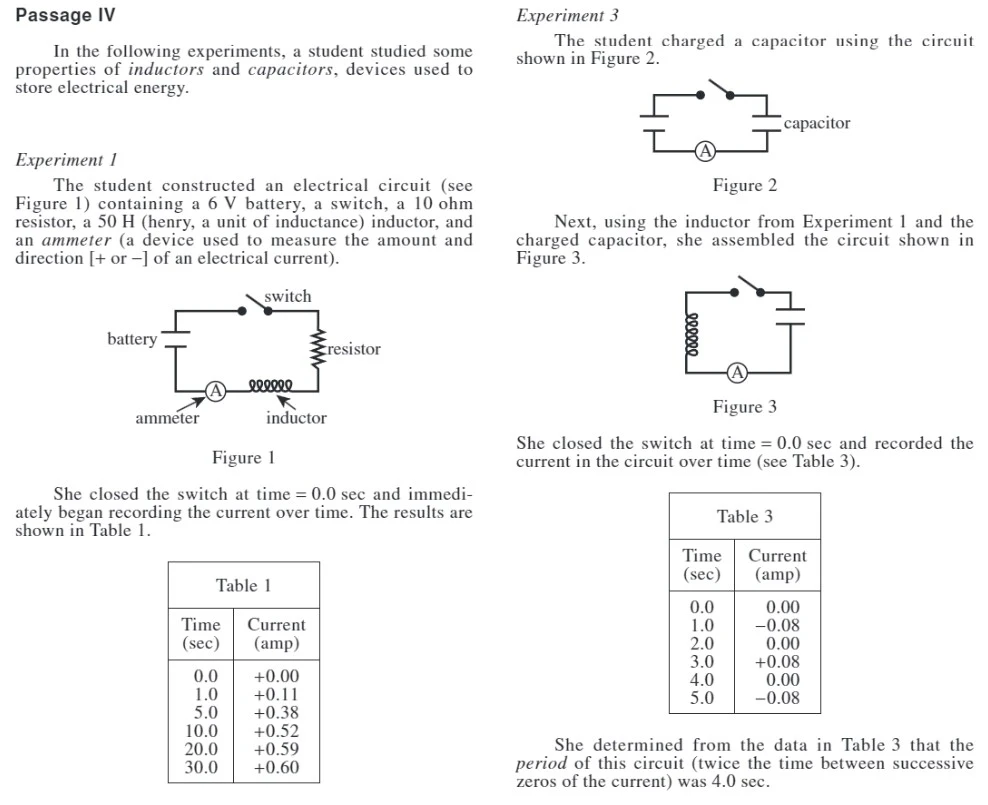 Passage IV - ACT G01 2023 - Science Test